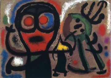 Famous Abstract Painting - Character and Bird 2 Dada